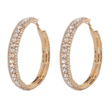 Load image into Gallery viewer, The Flashy Hoop Earring in Gold or Silver (Small, Medium or Large)
