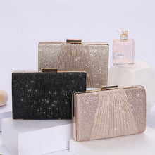 Load image into Gallery viewer, The Sparkle Clutch Bag in Gold, Silver, Rose Gold &amp; Black
